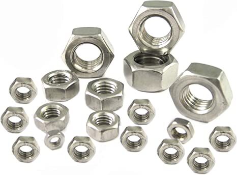 SS Welded Hex Nuts Industrial Fittings
