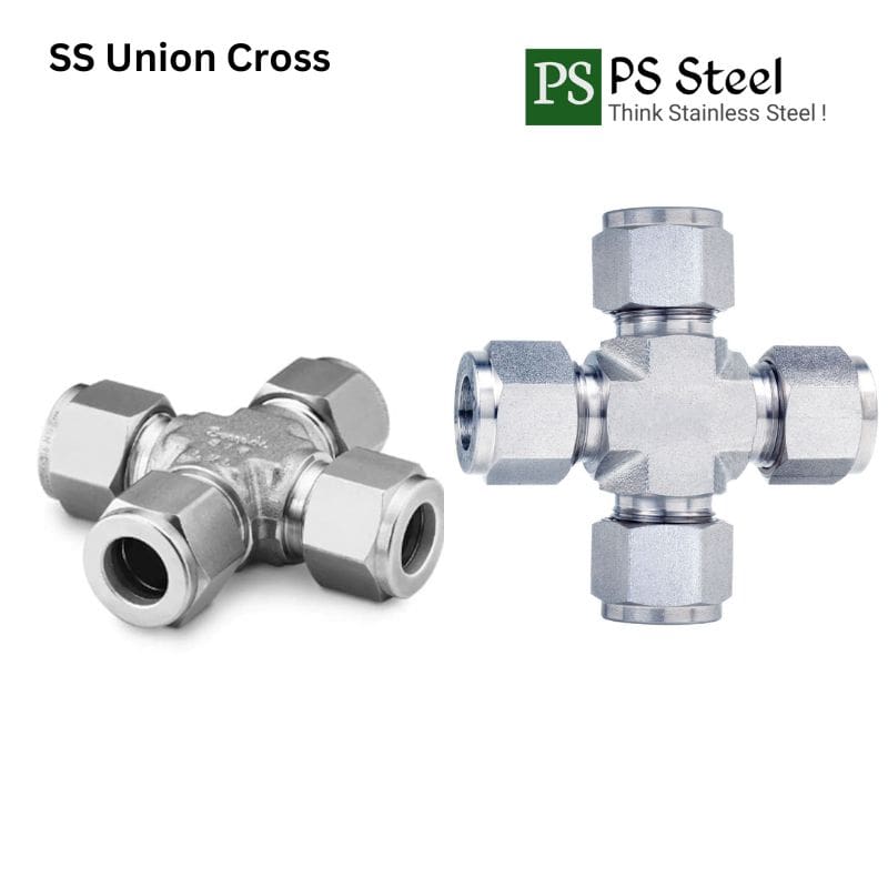 Stainless Steel Union Cross Tee SS Tube Fittings