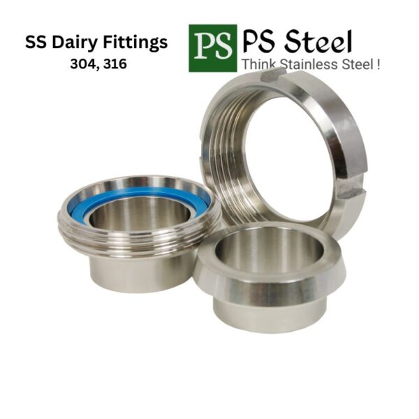 Industrial SS Union DIN Fittings | Stainless Steel Dairy Union Fittings