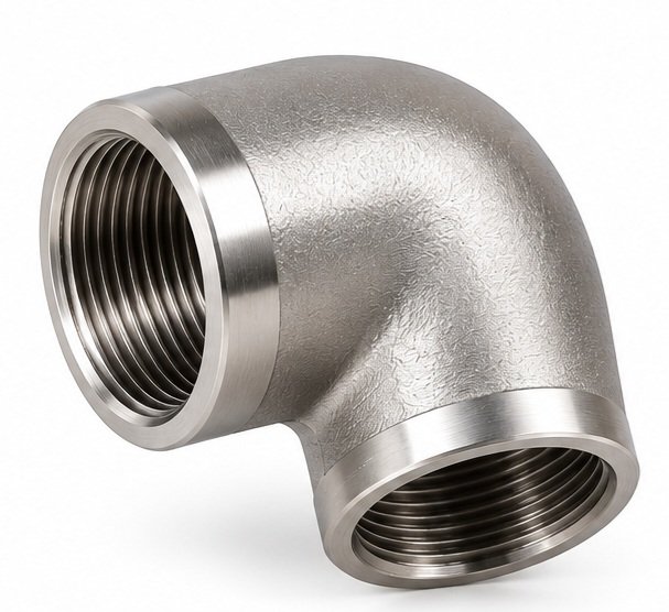 Stainless Steel Threaded 90 Degree Elbow