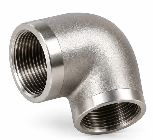 SS Threaded Screwed Elbow